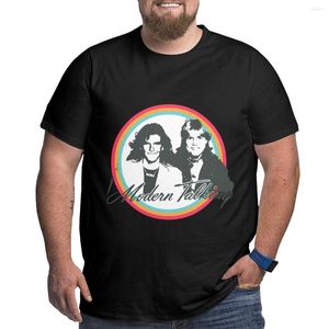 Polos masculinos Modern Talking T-Shirt Big Size Black T Shirts Plus Tops Blusa Mens Graphic T-shirts Pack