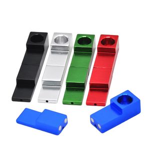 Metal Magnetic Pipe TinkSky Mini Type Foldable Cigarette Tobacco Smoking Pipe Magnet Folding Pipe