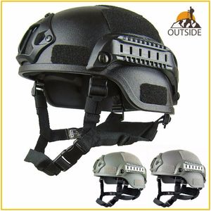 Cycling Helmets Quality Lightweight FAST Helmet MICH2000 Airsoft MH Tactical Helmet Outdoor Tactical Painball CS SWAT Riding Protect Equipment 230603