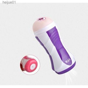 22ss Sex Toys for Men Masturbatore Silicone Vagina Erotico Figa per adulti Stretto Anale Masturbazione maschile Vibratore 5A5P L230518