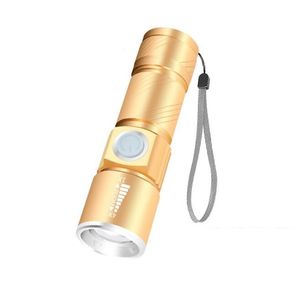 portachiavi usb led Q5 torcia torcia esterna Flash Light escursionismo campeggio portatile mini lampada caricatore USB torce batteria torce