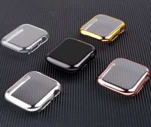 Protetor de tela para Apple Watch case 45mm 41mm 44MM 40MM Full TPU bumper Cover 42mm 38MM accessories iwatch series 7 SE 6 5 4 31717222