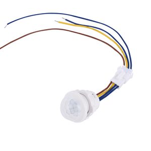 100PCS 85V-265V LED PIR PIR Motion Motion Wykrywanie inteligentnego przełącznika indukcyjnego przełącznika automatycznego przełącznika