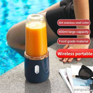 Juicers Portable Juicer Cup Blades Juicer Fruit Juice Cup Automatic Electric Blender Ice CrushCup Food Processor Tool R230606