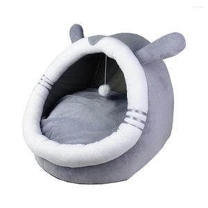 Cat Beds House Bag Warm Pet Basket Cozy Kitten Lounger Cushion Tent Very Soft Small Dog Mat For Washable Cave Cats