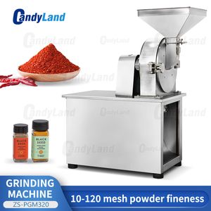 Candyland Chili Powder Grinder Macchina per la frantumazione della polvere ultra fine Chili Mirchi che fa attrezzatura ZS-PGM320