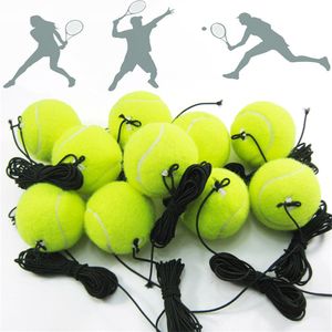 Tennisbälle, Strandtennis, professioneller Tennis-Trainingsball mit 4 m elastischem Seil, Rückprall-Übungsball mit Schnur, tragbarer Tennis-Trainingsball 230606