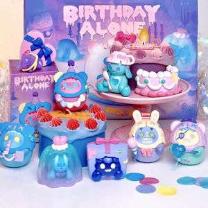 Blind Box Anime Hitta Unicorn Shinwoo Birthday Alone Series Box Toys Kawaii Action Figure Caixa Caja Mystery Dolls Girls Gift 230605