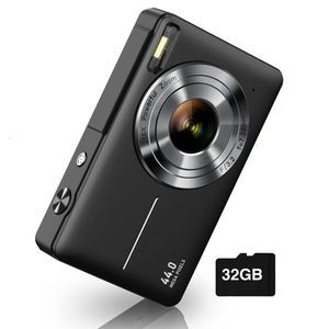 디지털 카메라 FHD 1080P 어린이 카메라 44MP 포인트 및 32GB SD 카드로 디지털 카메라, 16 배 줌 소형 소년 소년 소녀 여학생 선배