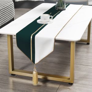 Table Runner Modern Light Luxury Table Runner Long Strip Of High-grade Coffee Table Decoration Cloth Dust Cover For TV Cabinet 32*210 cm 230605