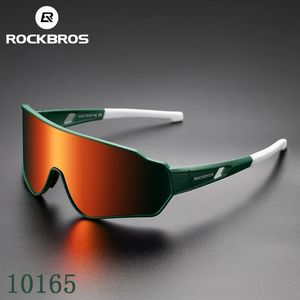 Utomhus Eyewear Rockbros Polariserade cykelglasögon Clear Bike UV400 Sport Solglasögon Män kvinnor 230605