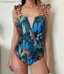 Roupa de banho feminina 2022 novo maiô sexy de uma peça maiô com alças e estampa de coração maiô feminino sem costas maiô praia monokini t230606