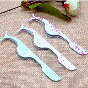 Partihandel Ny mode multifunktionellt rostfritt stål False Eyelashes Curler Extension Applicator Remover Clip Tweezers Nipper Tool