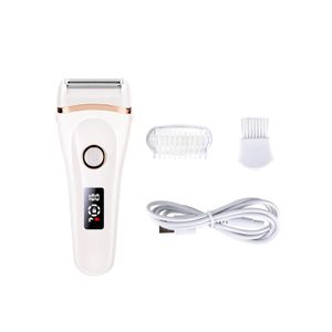 Épilateur Électrique Dame Rasoir Femmes Douche Électrique Rasoir Garniture Visage Jambes Aisselles Fuzz Menton Lèvres Cheveux Et Bikini Portable Femelle