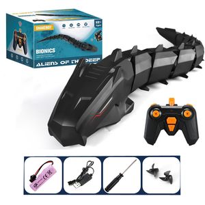 ElectricRC Barche 24 G RC Barca Telecomando Serpente Pitone Giochi d'acqua Giocattoli Nave Parodia Giocattolo Per Piscine Laghi Regali per bambini 6 230605