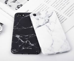 Imd Marble Stone Gel Case para Apple iPhone 7 6s 6 8 Plus 5 5s SE X 10 XR XS Max Cases Black White Soft Squishy phone Case3212919