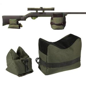 Panniers Bags Outdoor Bike Front Rear Bag Support Rifle Sandbag Set Portable Sniper Hunting Tactical Gun Rest Target Stand CS Shooting Bag 230606