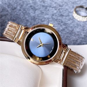 Fashion Full Brand Branch Watches Women Girl Ladies z luksusowym logo Steel Metal Band Quartz Clock G 156