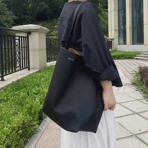 The Row Designer Bags Leather Luxury Female bags Leather Large Capacity Commuter Tote Bag High Level Cowhide Bucket One Shoulder Handbag tote bag