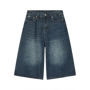 Herren Jeans Firma 2023 Blue Baggy Jorts für Männer Frauen übergroß