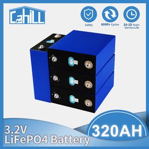 Lifepo4 320Ah Battery 3.2V 310AH Lithium Iron Phosphate Battery Pack DIY Cell For 12V 24V 48V RV EV Golf Carts Boat Solar Energy