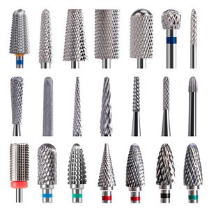 Nagelkonstutrustning Ladymisty Tungsten Carbide Drill Bit Electric Mills Cutter For Manicure Machine Accessories 230606