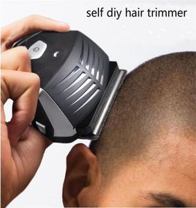 Cortadoras de cabello Kit de recortadora de auto corte de cabello eléctrico para hombres Diy Hairstyling Clipper Cortadora de peinado corto Maquinilla de afeitar Hombre Cabeza afeitada Balding S2229758