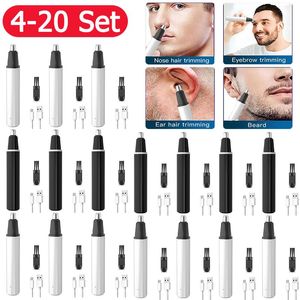 Trimmer 420 Electric Nose Hair Trimmer USB Rechargeable Nose Vibrissa Razor Hair Eyebrow Trimmer Shaver Man Trimmer Razor Removal Kit