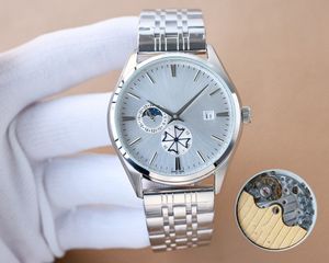 Zegarek męski Watches Wysokiej jakości luksusowy 43 mm automatyczny ruch mechaniczny skórzany wodoodporny sportowy zegarek modowy