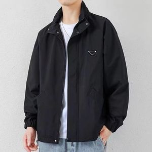 2023 Mens Designer Jacket Coats весна и осень осенняя стоящая шейная куртка на открытая ветропроницаемая и водонепроницаем