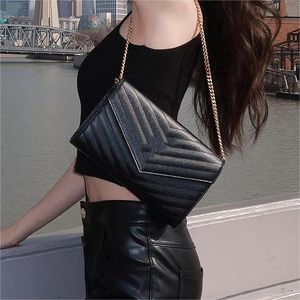 Luxury Shoulder Bags Designer Brand Wallets Crossbody Single Shoulder Bag Clutch Bag Black Chain Bag Envelope Bag Oversized Card Bag Ladies Shopping Bag Dhgate Bag