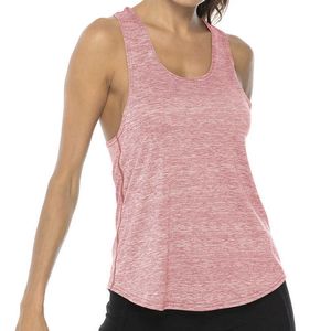 Tanks Camis Frühling und Sommer Neue Fitness Ärmellose Rundhals Lose frauen Tank Top Einzelstück Slim Fit T-shirt P230605