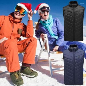 Jaquetas de caça colete aquecido para homens aquecimento elétrico com 3 níveis roupas inteligentes inverno esportes ao ar livre