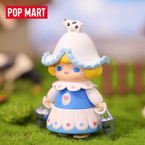 Blind Box Original Popmart Pucky ELF MILK Baby Series Box Toy Doll beslutad Stil Söt anime karaktär Gift 230605