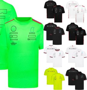 2022-2023 فورمولا 1 تي شيرت تي شيرت F1 تي شيرت تي شيرت قصيرة الأكمام الصيف الرجال نساء صهر الحجم البولو قميص Extreme Sports Jersey Gfod