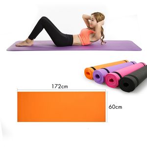 Yogamattor Anti Slip 173 gånger 61 cm Yoga Mats Eva filt Elasticitet VÄNT Vikt Sportmatta Gymnastisk sport Fitness Stretching Övning 230605