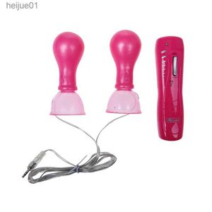 7 Speed ​​Nipple Vibrator Bröstpump Sexleksaker Niple Sucker Breast Vibradores Klitoris Stimulator Vuxen Sexleksaker för WOM