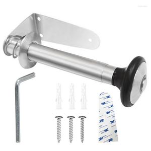 Hooks Punch-free Paper Towel Holder Stainless Steel Kitchen Under Cabinet Roll Rack Bathroom Wall-mounted Tissue Hanger