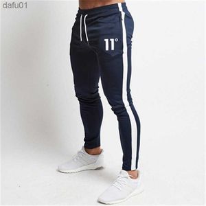 Venda imperdível sólido casual masculino casual slim fit agasalho esportivo masculino ginásio de algodão skinny joggers suor calças casuais L230520