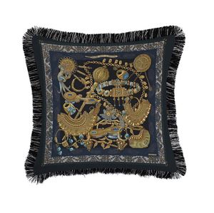 Top Luxury Tassel Cushion Cover Design Velvet European Cushion Cover With Tassles High-end Home Sofa Decor Pillowcases Gift