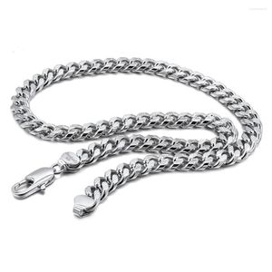 Chains ZiqiudieS925 Sterling Silver Platinized Men's Riding Crop Thick Necklace Classic Jewelry Birthday Lover