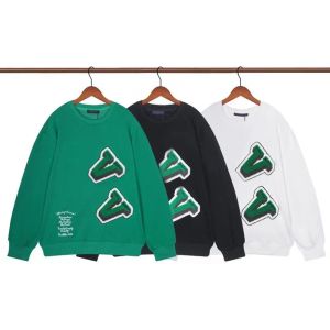 Yeni Erkek Hoodies Tasarımcı Sweater Ezmeli Elbise Yuvarlak Boyun Uzun Kollu Dış Mekan Sokak Sokak Kazak Ceket Moda Lover Giyim