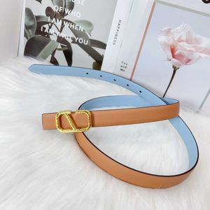 Luxury Designer Belts Fashion Classic Reversible Women Leather Belt Width 2.0cm Womens Dress Coat Accessory Waistband High-quality Gold Buckle