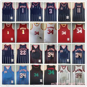 Yao 11 Ming Jersey Retro Ed Basketball Jerseys 1996 All-Star Hakeem 34 Oluwon Tracy 1 McGrady Clyde 22 Drexler Shorts