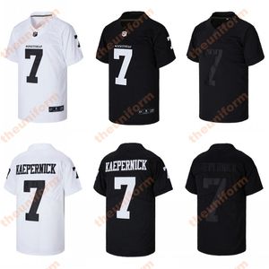 Camisa masculina de futebol americano #imwithkap #7 Colin Kaepernick IM COM KAP costurada tamanho S-3XL