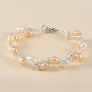 Urok bransolety kobiety imitacja bransoletki perła ręcznie robione majsterkowanie bohemian owalne dama biżuteria na plażę prezenty imprezowe