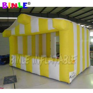 Top design giallo gonfiabile stand di concessione stand popcorn e zucchero filato stallo per eventi aziendali