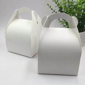 50pcs 10x10x14.5 cm przyjęcie weselne Kraft Favours pudełka prezentowe puste czekoladki/ciasto/ręcznie robione jedzenie/cukierki