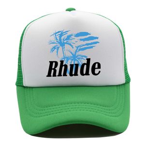 Ball Caps Rhude Fashion Brand Printed American Baseball Cap Designers Sun Hats Mens Womens Bucket Hat Women Snapback Hatsmen