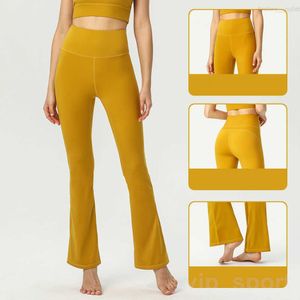 Damen-Yoga-Hose mit weitem Bein, locker sitzend, übergroß, Sport, ausgestellt, für Damen, Fitness, locker sitzende Übung, Elastizität, Stretch, hoher Bund